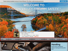Tablet Screenshot of hudsonvalleyfirearmsafety.com